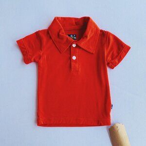 B-Kickee Pants, 3-6M, s/s bamboo polo shirt